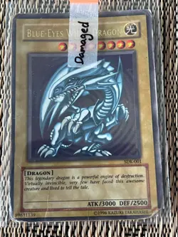 Damaged Unlimited Blue-Eyes White Dragon UR Starter Deck: Kaiba SDK-001 HP - Image 4