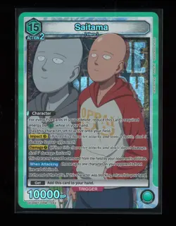 2025 Union Arena One Punch Man Saitama #OPM-1-062 SR Holo English NM+! - Image 1