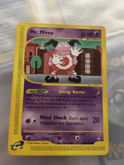 Mr. Mime 95a/147 | E-Series Aquapolis | Non Holo Pokemon Card NM - Image 1