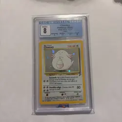 CGC 8 Chansey 2000 Base Set 2 3/130 Holo Pokemon Card Blue Label - Image 1