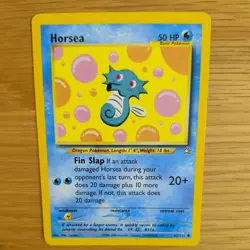 HORSEA 62/111 POKEMON CARD (NEO GENESIS SET) - Image 1