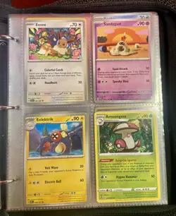 Pokemon Cards Huge Binder 160 Card Collection NM-M Some Vintage No Duplicates - Image 2