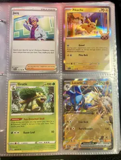 Pokemon Cards Huge Binder 160 Card Collection NM-M Some Vintage No Duplicates - Image 3