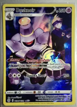 Pokemon Card - Dusknoir Trainer Gallery 6/30 - Brilliant Stars **Light Play - Image 1