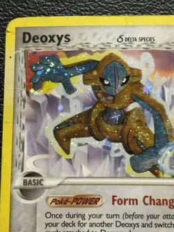 Pokemon TCG Deoxys Delta Species POP Series 4 2/17 Holo Rare Card 2006 MP-HP - Image 3