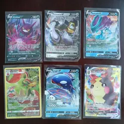 RARE VMAX POKEMON CARDS NM Lot Of 6 - Image 1