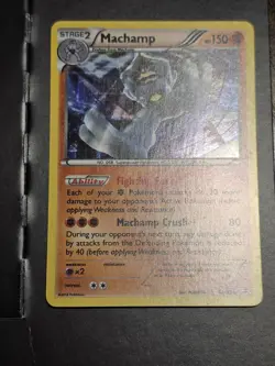 Pokemon TCG Machamp Holo Card 42/83 XY Generations LP Rare - Image 1