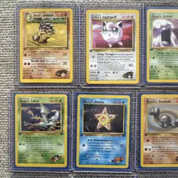 Pokemon Gym Challenge/ Hero’s 1st edition card lot. PACK FRESH NM 15Total - Image 2