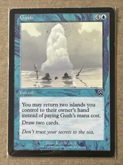 Gush MTG X1 Mercadian Masques Ex Cond See Pics English - Image 1