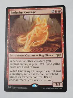 MTG - Enduring Courage - Duskmourn: House of Horror - Image 1