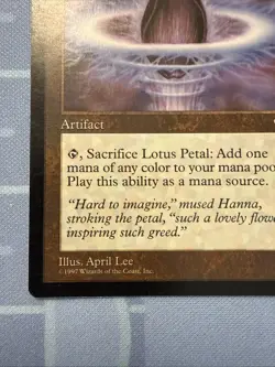 Lotus Petal - Tempest - Magic The Gathering - Vintage 1997 - Image 5