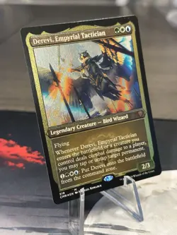 Derevi, Empyrial Tactician, MTG Commander Legends - Foil Etched NM x1 - Magic - Image 1