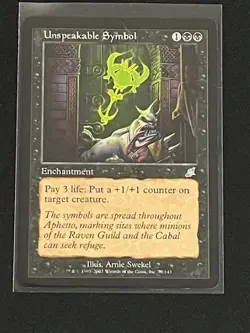 Unspeakable Symbol Scourge Magic The Gathering - Image 1