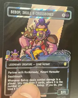 Bebop, Skull & Crossbones - Surge Foil - Borderless Teenage Mutant Ninja Turtles - Image 2