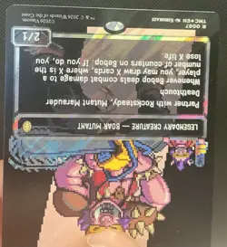 Bebop, Skull & Crossbones - Surge Foil - Borderless Teenage Mutant Ninja Turtles - Image 4