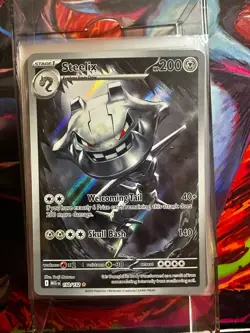 Steelix 150/132 Mega Evolution Pokemon TCG Card Near Mint/Mint Condition - Image 1