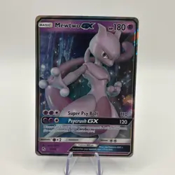 Pokemon Card Mewtwo GX 31/68 Hidden Fates Rare Holo - Image 1