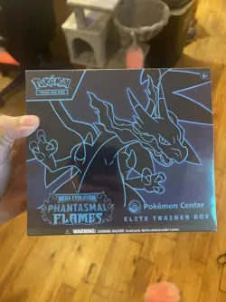 Phantasmal Flames Pokemon Center Exclusive Elite Trainer Box ETB Sealed In Hand - Image 1