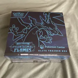 Phantasmal Flames Pokemon Center Elite Trainer Box ETB Sealed - Image 1