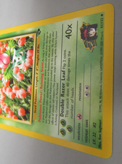 Pokemon TCG Gym Challenge Erika's Ivysaur Card 41/132 - Image 3