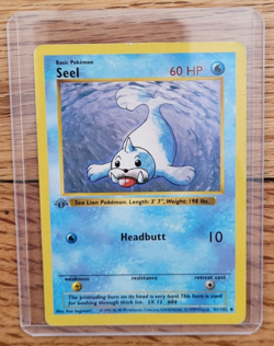 Pokemon TCG - 1st Edition Seel - 041/102 Base Set (Shadowless) Regular - Image 1