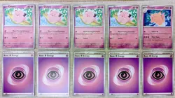 Pokemon TCG Scarlet & Violet 151 Lot Of 10 Clefairy, Clefable, & Energy Cards! - Image 1