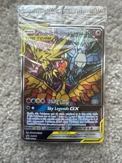 Pokemon Moltres and Zapdos and Articuno GX SM210 Promo Sealed - Image 1