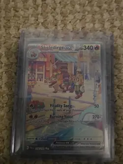 Pokemon Skeledirge EX TCG Scarlet & Violet Paldea Evolved Holo Rare Card 258/193 - Image 1
