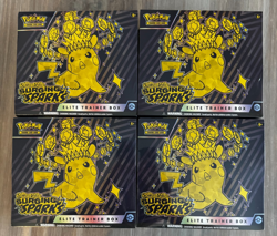 Pokemon TCG Surging Sparks Elite Trainer Box ETB New/Sealed Lot Of 4 - Image 1