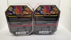 2 Pokemon TCG Mega Charizard X + Y ex Tin Bundle Sealed New - Image 2