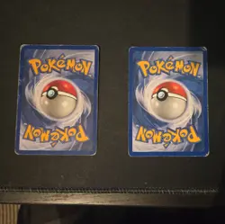 x2 POKEMON NINETALES 12/102 HOLO BASE SET 1999 WIZARDS HEAVILY PLAYED X2 - Image 4