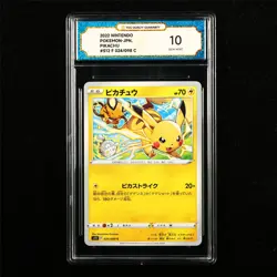 TQG 10 GEM MINT 2022 Pokemon JPN Pikachu 024/098 C - Image 1