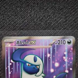 Pokemon Absol ex 214/197 Obsidian Flames Scarlet & Violet Ultra Rare Full Art - Image 2