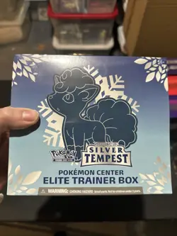 2022 Pokemon Center Exclusive Elite Trainer Box: Sword & Shield Silver Tempest - Image 1