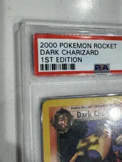 Pokemon 1 Edition 2000 Dark Charizard #21 Team Rocket PSA 9 - Image 3