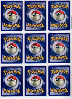 1999 Pokemon Base Set Unlimited Complete Set (1-102) LP-MP No Creases - Image 2