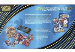 Pokemon Mega Charizard X ex Ultra Premium Collection Box Sealed New UPC - Image 2