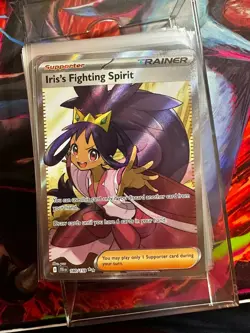 Pokemon Journey Together Iris’s Fighting Spirit 180/159 Sv09: Full Art Trainer - Image 1