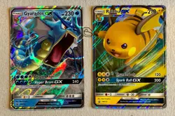 Pokemon Gyarados SM212 Raichu S213 Promo Ultra Rare Holo Mint Eng - Image 1