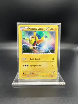 Pokemon Pikachu Libre 30/30 XY Trainer Kit: Pikachu Libre Holo - LIGHT PLAY - Image 1