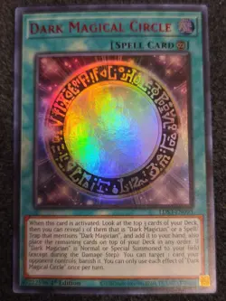 Yugioh Dark Magical Circle LDS3-EN093 Ultra Rare 1st Ed Red NM - Image 1