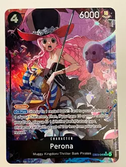 Perona 045 (Alt Art) SR Extra Booster: One Piece Heroines Edition EB03-045 NM - Image 1