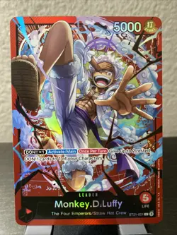 Monkey.D.Luffy ST21-001 L Starter Deck EX: Gear 5 One Piece TCG NM - Image 1