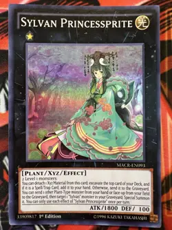 Yu-Gi-Oh Card MACR-EN093 SYLVAN PRINCESSPRITE Super Rare NM/Mint - Image 4