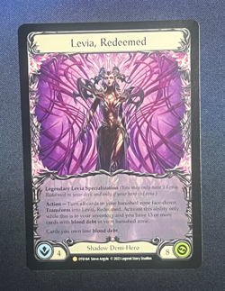 FAB DTD164 Levia, Redeemed Legendary Shadow Demi-Hero Flesh & Blood TCG - Image 1