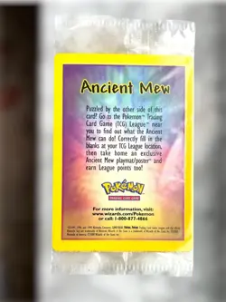 Ancient Mew Pokemon Movie Promo Card Sealed - Image 2