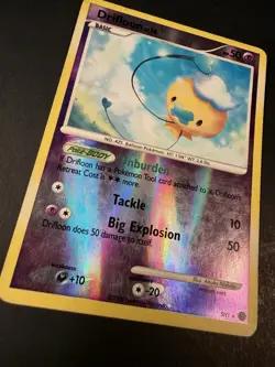Pokemon Trading Card Drifloon #SH1 Pokemon Stormfront Reverse Holo Rare - Image 3