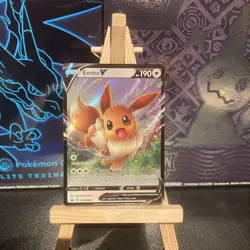 Eevee V SWSH065 Sword & Shield Battle Academy Black Star Promo Pokemon Card NM - Image 1
