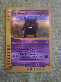 Pokemon Gengar TCG Expedition Base Set Holo Rare Card 13/165 - Image 1