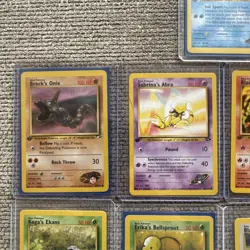 Pokemon Gym Challenge/ Hero’s 1st edition card lot. PACK FRESH NM/ M 17 Total - Image 3